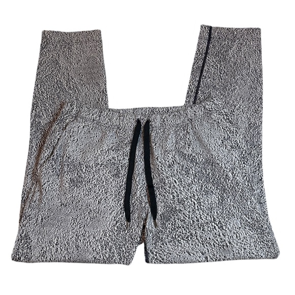 Lululemon Jet Pant Power Spray Jacquard White Black Sz 6 Relaxed - Picture 4 of 13